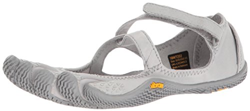 Vibram Fivefingers 18W7202 V-Soul, Zapatillas de Deporte para Mujer, Plateado, Plateado, Gris Claro, 42 EU