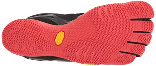 Vibram Fivefingers KSO EVO, Zapatillas de Deporte para Hombre, Negro (Black/Red Black/Red), 45 EU