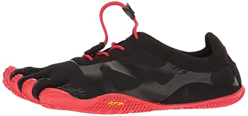 Vibram Fivefingers KSO EVO, Zapatillas de Deporte para Hombre, Negro (Black/Red Black/Red), 45 EU