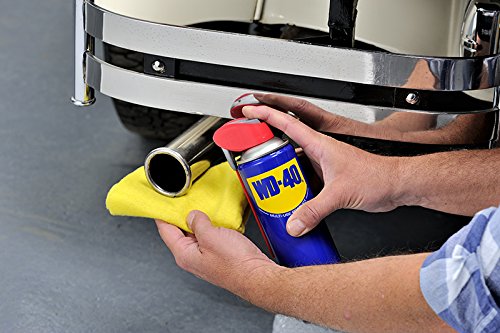 WD-40 Producto Multi-Uso Doble Acción- Spray 500ml-Aplicación amplia o precisa. Lubrica, Afloja, Protege del óxido, Dieléctrico, Limpia metales y plásticos y Desplaza la humedad