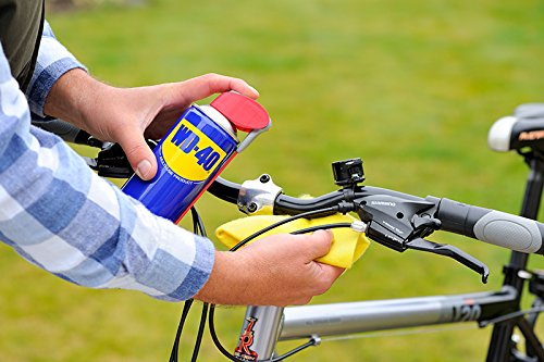 WD-40 Producto Multi-Uso Doble Acción- Spray 500ml-Aplicación amplia o precisa. Lubrica, Afloja, Protege del óxido, Dieléctrico, Limpia metales y plásticos y Desplaza la humedad