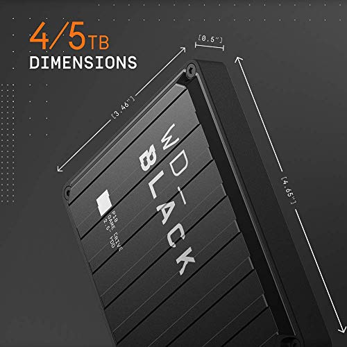 WD Black P10 - Game Drive de 5 TB para Acceder en Cualquier Momento a tu Biblioteca de Juegos, Funciona con Consola y PC