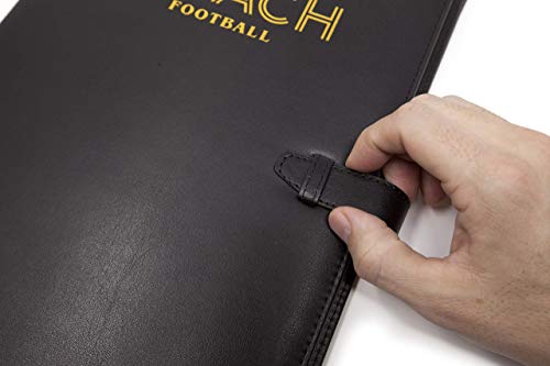 WISEPLAYERFC Carpeta Táctica para Entrenador de Fútbol Plegable con Bolsillo