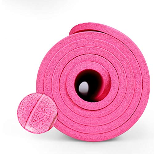 XGYUII Juego de Yoga Kit de 3 Piezas para Principiantes Bundle Esterilla Antideslizante Esencial para Ejercicios de Yoga 65 cm Dispositivo Pelota de Yoga Pilates,Purple