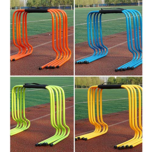 Xin Entrenamiento de Velocidad con Vallas Ejercicio - 50cm, Fútbol Rugby Running Entrenamiento de Velocidad, Vallas de Entrenamiento for fútbol, ​​Deportes del Perro (5pcs) (Color : A)