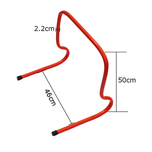 Xin La Velocidad de formación de la Agilidad de Vallas - 50cm, Vallas Agilidad Entrenamiento de la Aptitud Alta de Pantalla Plana Conjunto Pack de 5