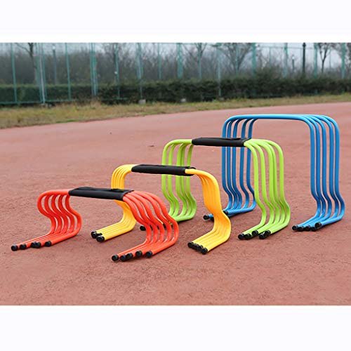 Xin La Velocidad de la Agilidad 23cm Formación Valla, Todo Uso de Vallas Entrenamiento de la Velocidad, Deportes Fútbol Rugby Entrenamiento de Saltos (5pcs) (Color : D)