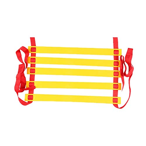 Xin La Velocidad de la Agilidad Escalera - Escalera Ritmo de Entrenamiento de Salto de la Aptitud Escalera Escalera celosía Taekwondo Fútbol Agilidad Ajustable (Size : 5M 10 Rung)