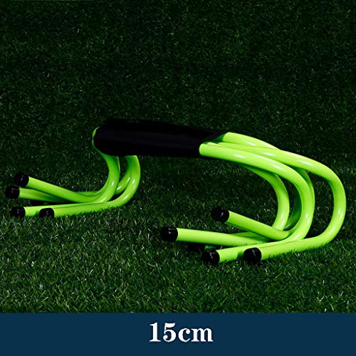 Xin Vallas Entrenamiento de la Velocidad, de Rugby Running Entrenamiento de Velocidad, Vallas de Entrenamiento for fútbol, ​​Deportes del Perro, [Pack de 5] - 15cm (Color : D)