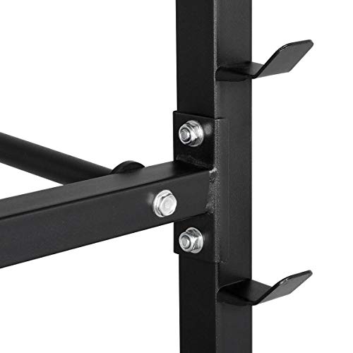 Yaheetech Soporte de Mancuernas Estante de Barbell Soporte de Barra de Pesa Carga MAX.300 kg