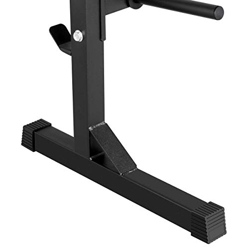 Yaheetech Soporte de Mancuernas Estante de Barbell Soporte de Barra de Pesa Carga MAX.300 kg