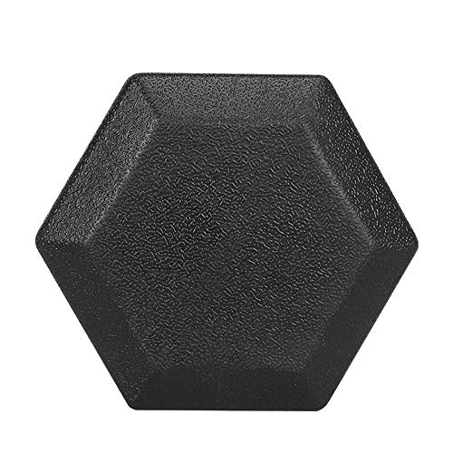 Yaheetech Un Set de 2 Piezas Mancuernas de Ejercicio Mancuerna para Gimnasio Fitness Negra 10 KG