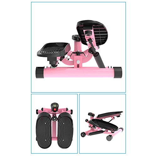 YHW Máquina de Ejercicios Stepper Máquina elíptica Twisting Action Equipo de Ejercicios para el hogar Mini Ejercicio Cross-Trainer up-Down-Stepper Swing Stepper