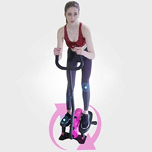 YHW Máquina elíptica Máquina de Ejercicios Stepper Entrenamiento de Ejercicios Vertical portátil Entrenamiento Cardiovascular elíptico Equipo de Ejercicios para el hogar