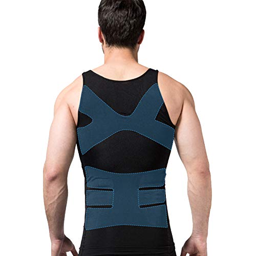 YOUCAI Chaleco Sauna Hombre Compresion de Neopreno Chaleco Modelador Camiseta Reductora para Adelgazante Sudoración Musculación，Púrpura,XL