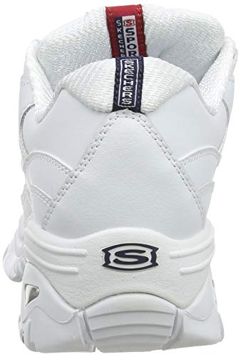 Zapatilla Deportiva Deportiva Deportiva para Mujer, Blanca / Millenium, 8.5 W US