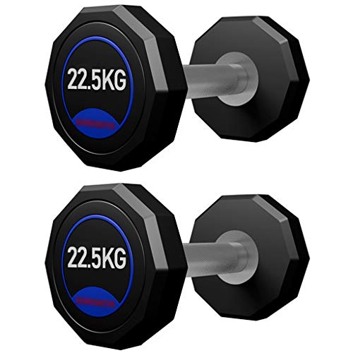 ZYCSKTL Mancuernas Pesas For Gimnasia, Aparatos De Gimnasia Profesional Fijos Juego Mudo Ling, Sin Olor/No Rodadura/Decoloración De Diez Mancuerna Ángulo PEV (Color : Black, Size : 5kg)