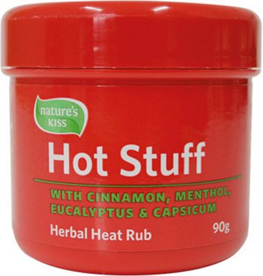 Bálsamo Natures Kiss Hot Stuff (90 gr) - Rojo - 90g, Rojo