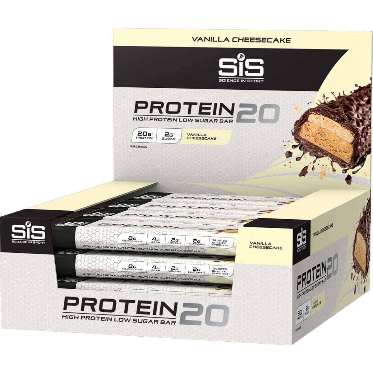 Barritas de proteina Science in Sport Protein20 (12 x 55g) - Barritas