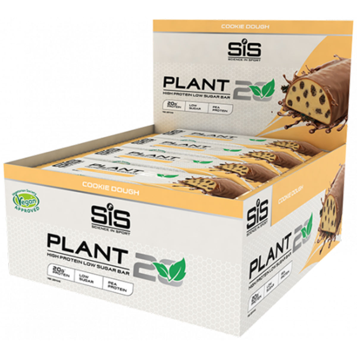 Barritas de proteínas Science in Sport Plant20 (12 x 64 g) - Barritas