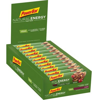 Barritas energéticas de frutas y frutos secos Powerbar Natural - 40g x 24, n/a