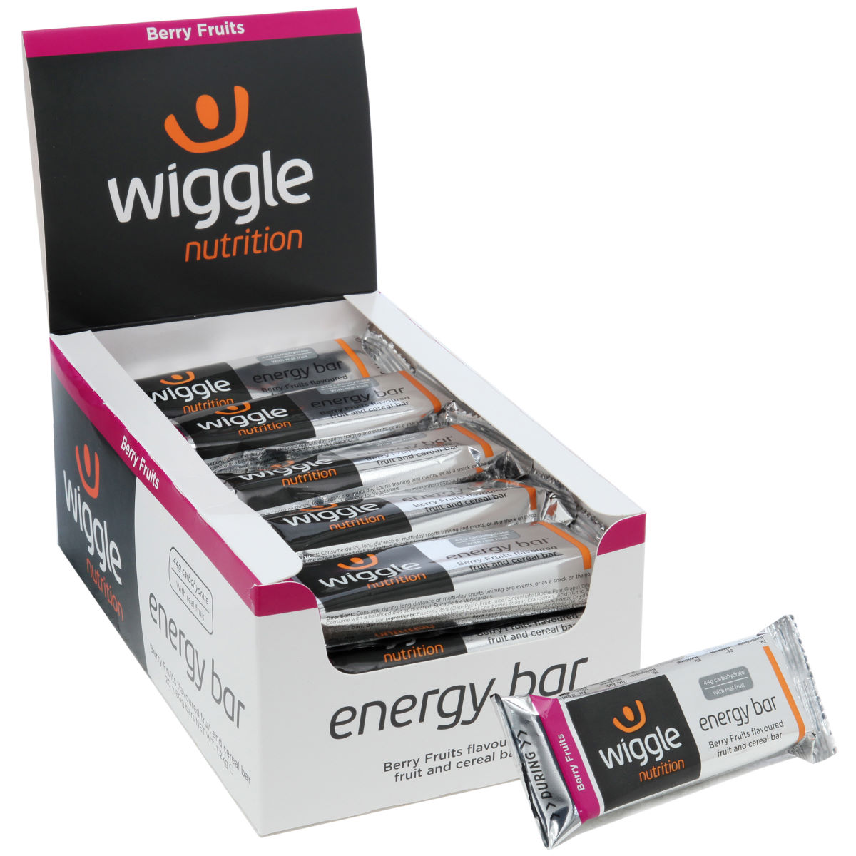 Barritas energéticas Wiggle Nutrition (20 x 60 g) - Barritas