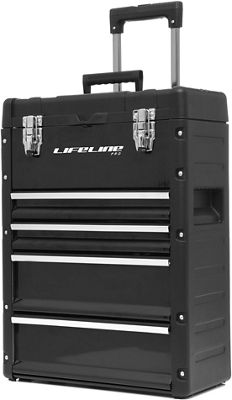 Caja de herramientas con ruedas X-Tools - Negro, Negro