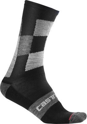 Calcetines Castelli Diverso 2 18  - Negro - S/M, Negro