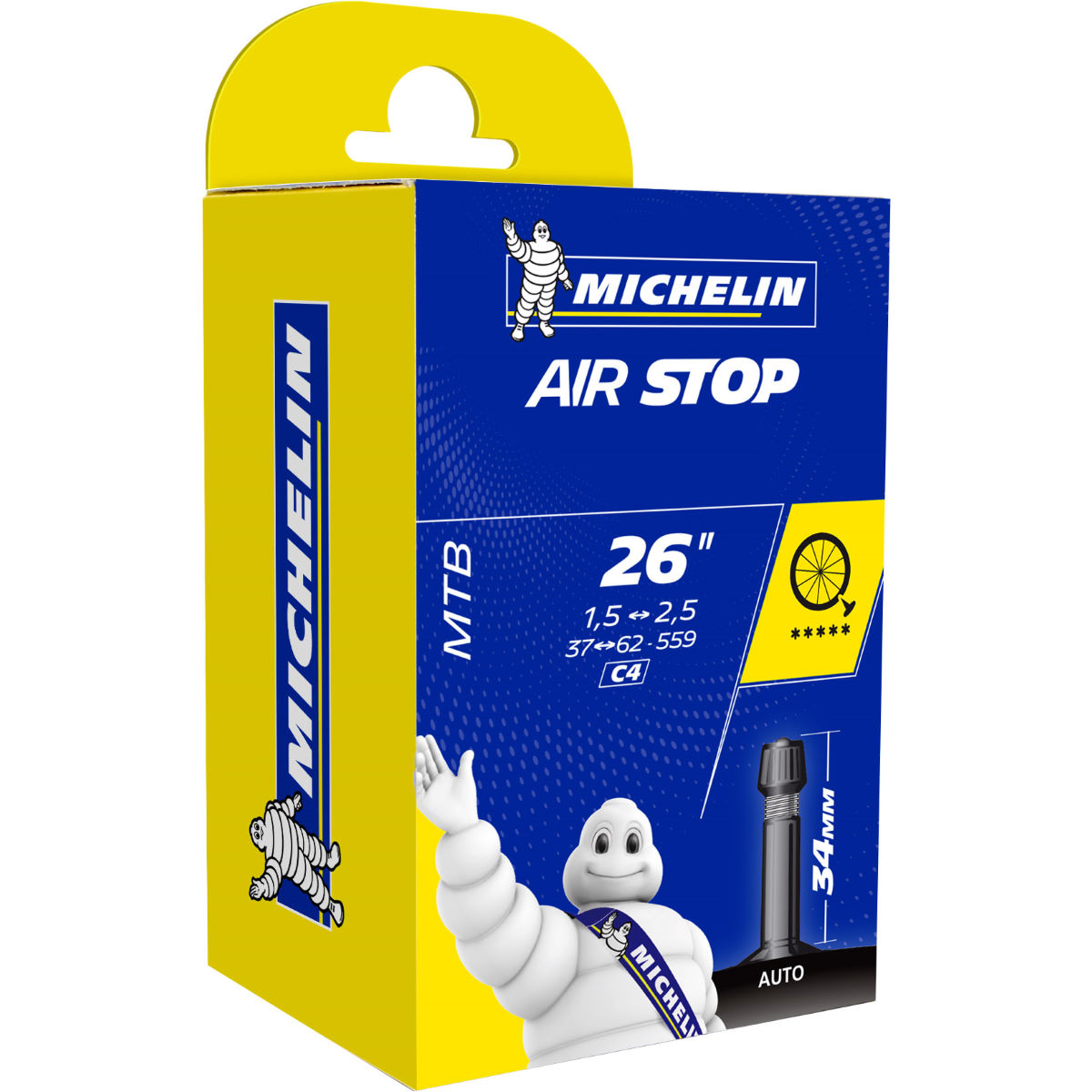 Cámara de MTB Michelin C4 AirStop Butyl - Cámaras de aire