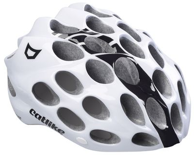 Casco Catlike Whisper - Blanco-Negro, Blanco-Negro