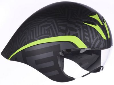 Casco de contrarreloj MET Drone 2017 - Negro - Verde, Negro - Verde