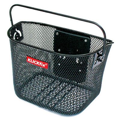 Cesta delantera de malla Rixen Kaul - Negro - 29x19x20cm, Negro