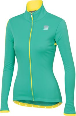 Chaqueta softshell Sportful Luna  - Waterfall - Amarillo fluorescente, Waterfall - Amarillo fluorescente