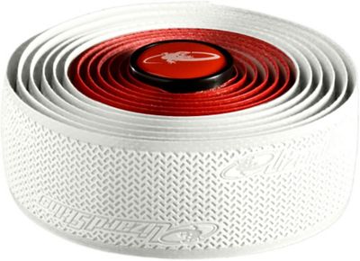 Cinta de manillar Lizard Skins DSP Dual - Rojo - Blanco, Rojo - Blanco