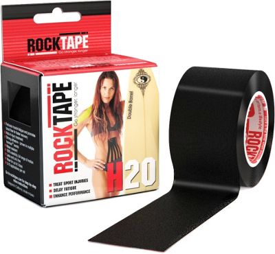 Cinta RockTape H2O 2 (rollo de 5 m) - Negro, Negro