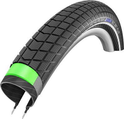 Cubierta de MTB Schwalbe Big Ben Plus - GreenGuard - Black Reflex - Wire Bead, Black Reflex