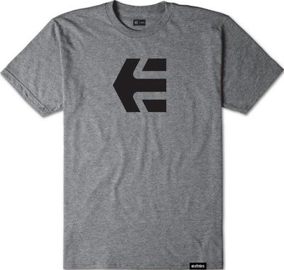 Etnies Icon Tee - GREY-HEATHER - L, GREY-HEATHER