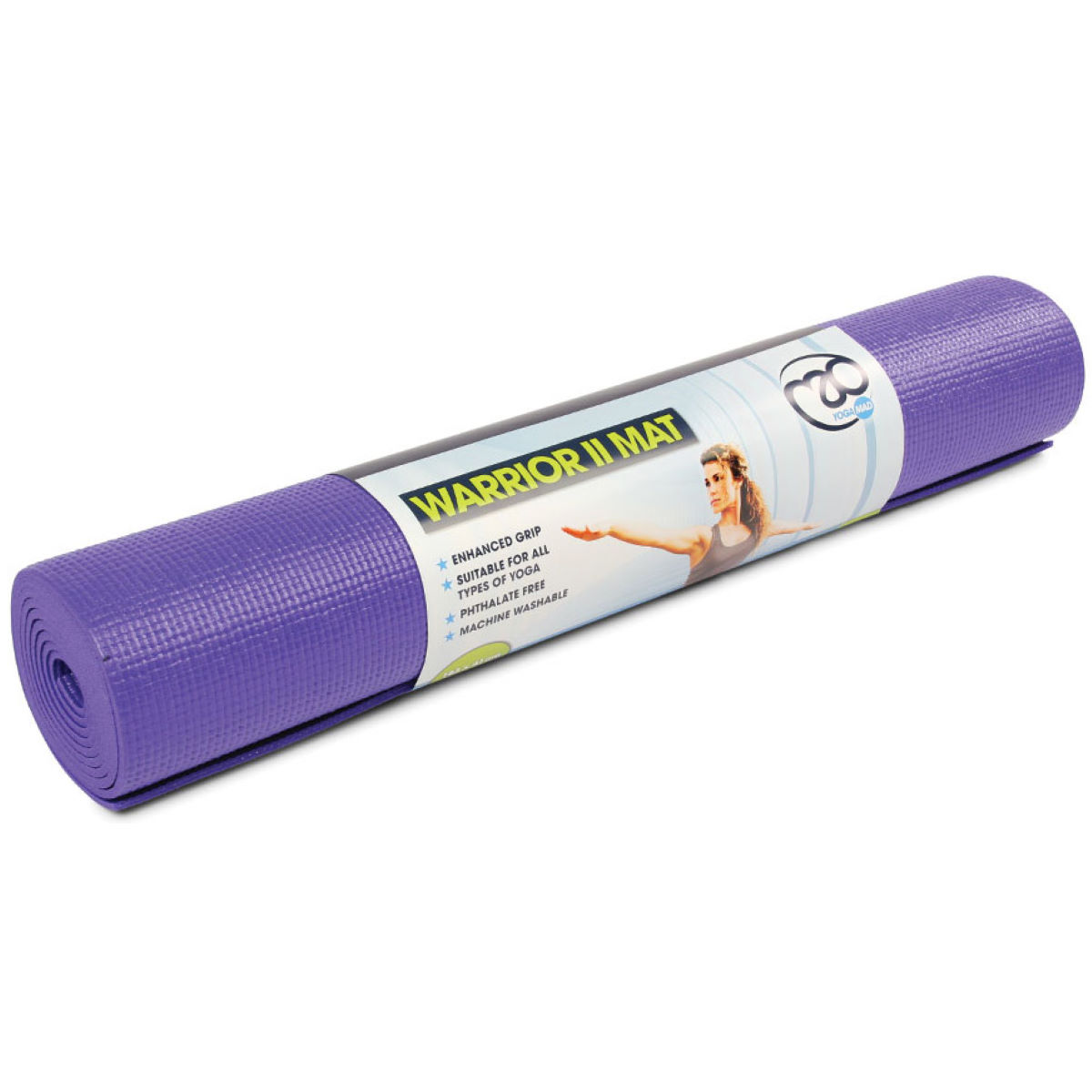 Esterilla de yoga Fitness-Mad Warrior (4 mm) - Esterilla de gimnasio