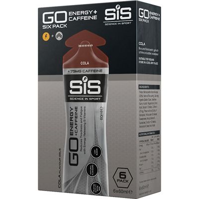 Geles energéticos + cafeína Science In Sport Go (60 ml x 6) - 6 x 60ml, n/a