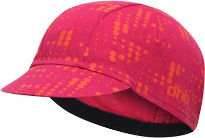 Gorra de ciclismo dhb MODA - Hibiscus  - Rosa/Naranja - M/L, Rosa/Naranja