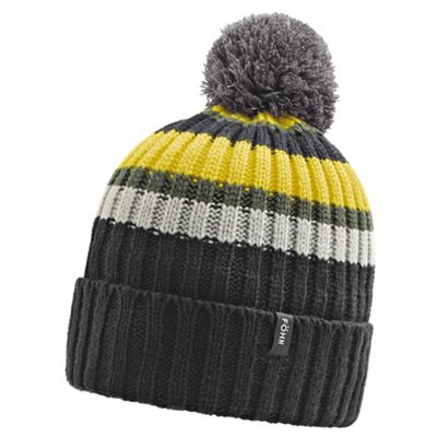 Gorro Föhn Bobble - Negro/Amarillo - One Size, Negro/Amarillo