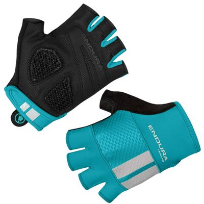 Guantes sin dedos de mujer Endura FS260 Pro Aerogel - Azul, Azul