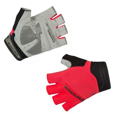 Guantes sin dedos infantiles Endura Hummvee Plus - Rojo, Rojo