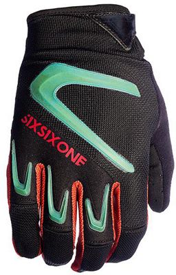 Guantes SixSixOne Rage - Verde azulado - M, Verde azulado