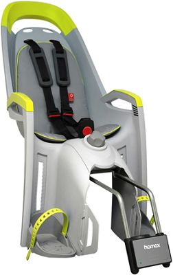 Hamax Amaze Rear Mount Child Seat - Light Grey - Lime, Light Grey - Lime