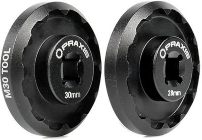 Herramienta de eje de pedalier DMR Praxis (M30 - Pk2) - Negro, Negro