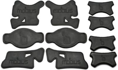 Juego completo de almohadillas Mobius - Negro, Negro