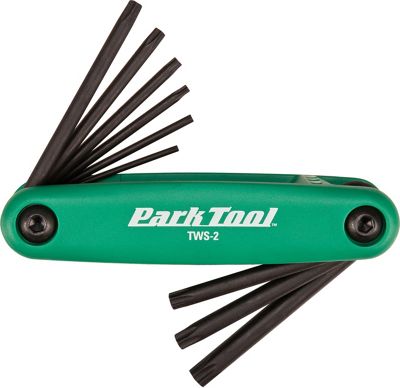 Juego de llaves Torx plegables Park Tool TWS2C - Verde, Verde