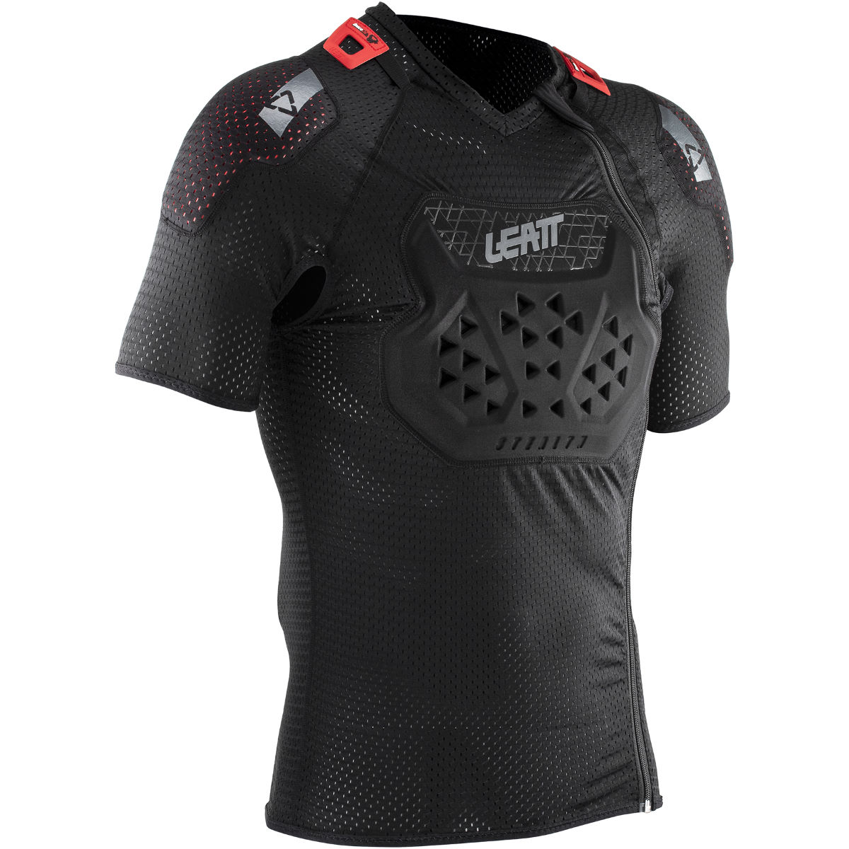 Camiseta con protectores corporales Leatt AirFlex Stealth - Petos y protectores corporales