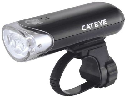 Luz delantera de batería Cateye EL-135 3 LED - Negro, Negro